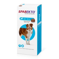 Бравекто жев. таблетка для собак от 20 до 40 кг, 1000 мг (1 таб/уп)